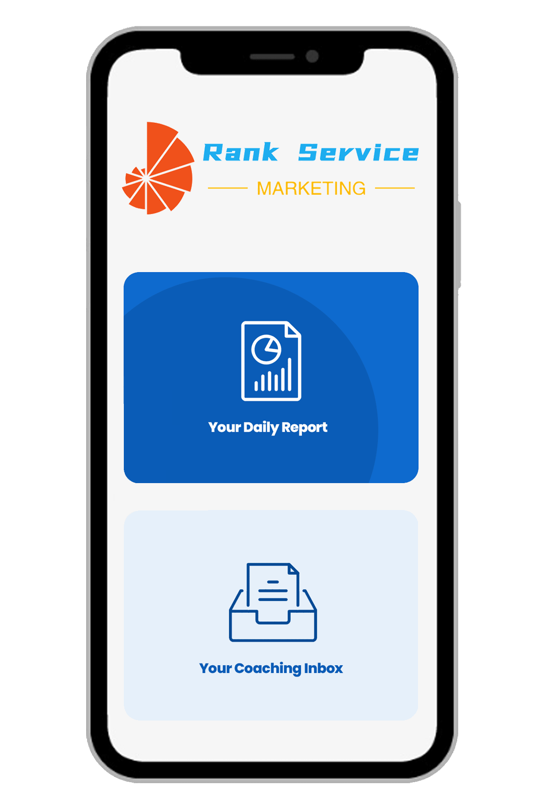 Mobile App Mockup Local Business Reputation