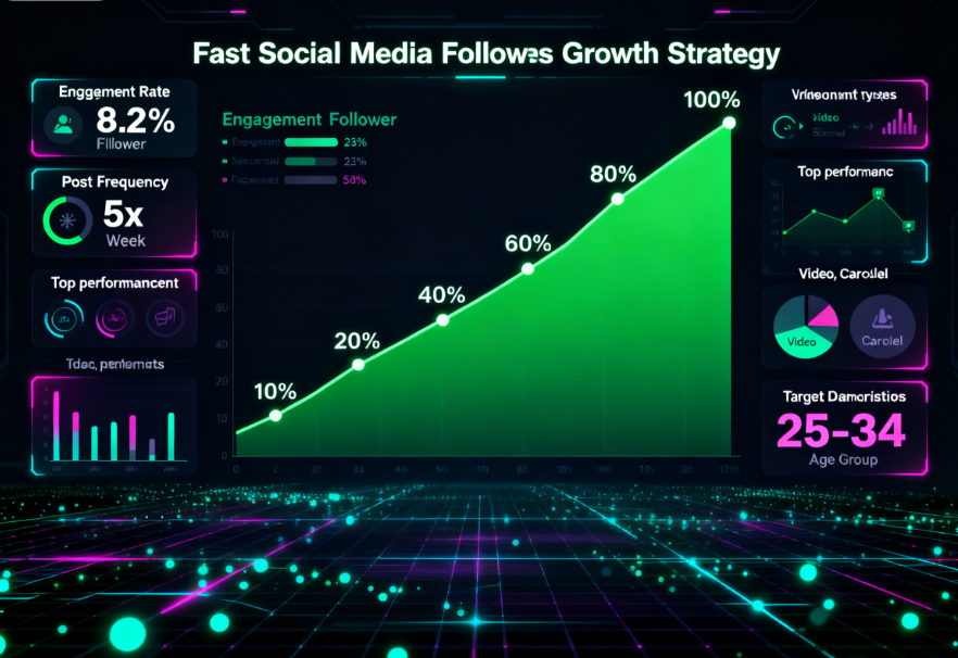 Fast Social Media Followers Growth Strategy