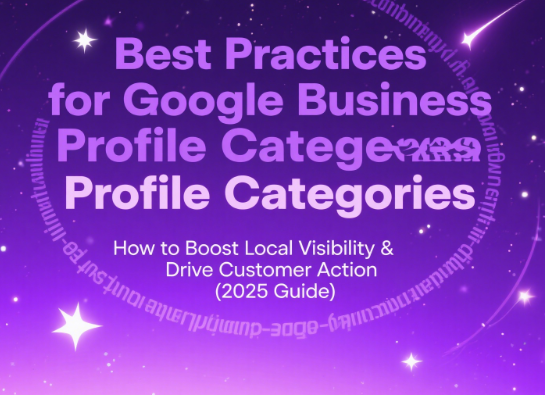 Best practices for Google Business Profile categories