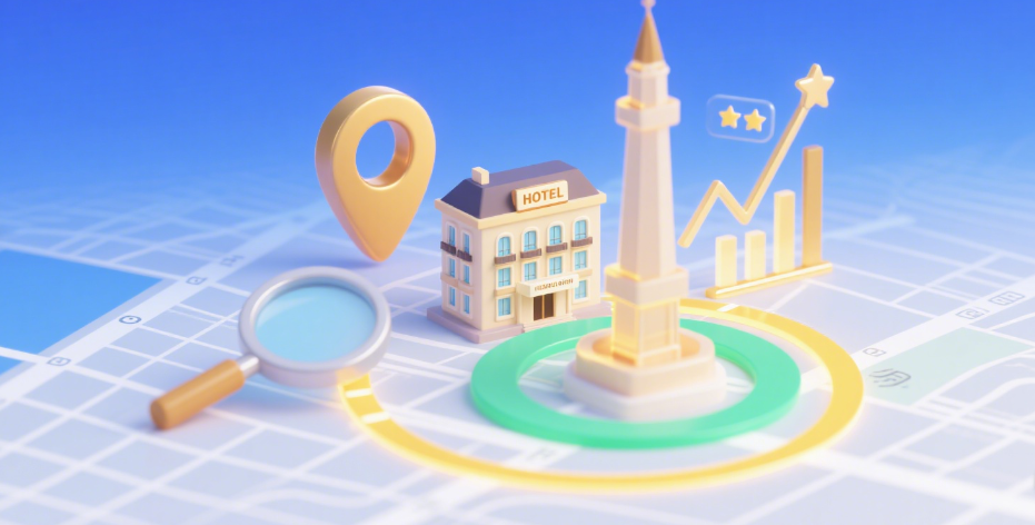 local SEO for hotels near [Landmark]​​
