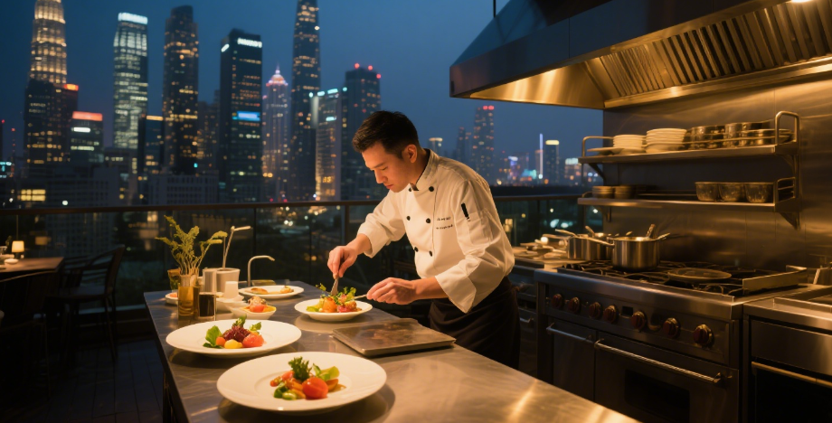 Top-rated chefs in city with views