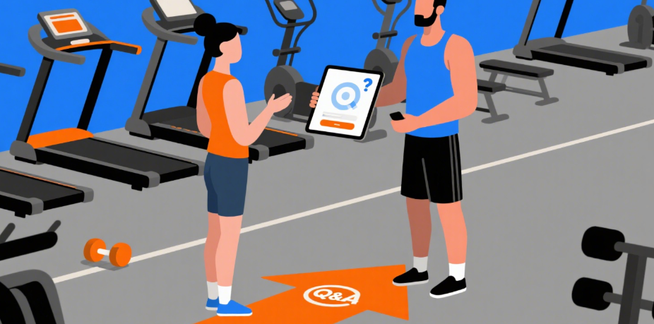 Gurgaon gym GMB Q&A optimization