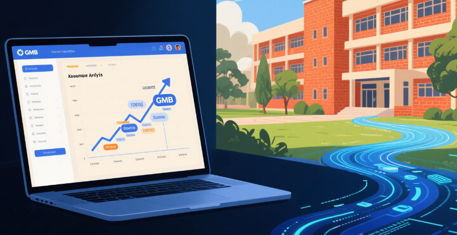 Pune education institute GMB keyword strategy