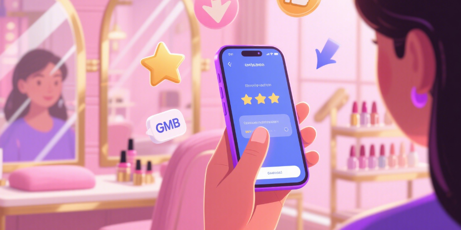 Hyderabad beauty salon GMB review management