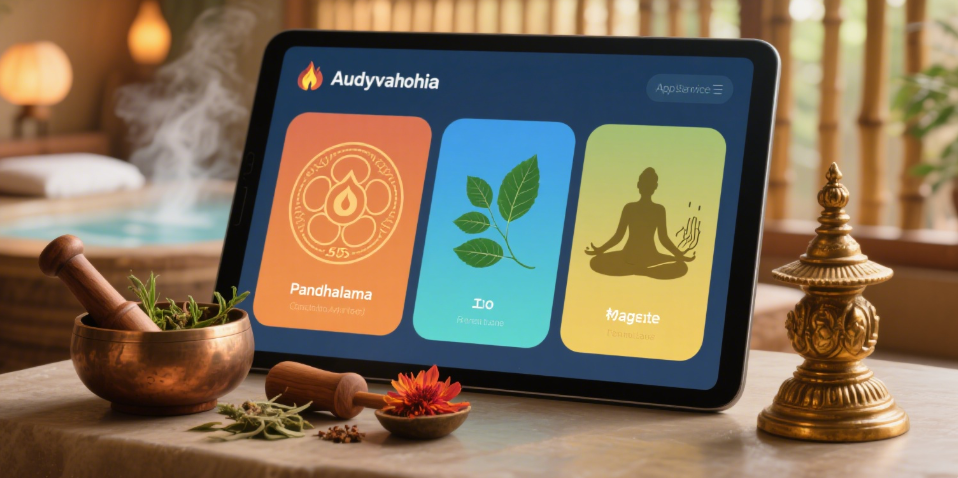 Trivandrum ayurveda app service categories