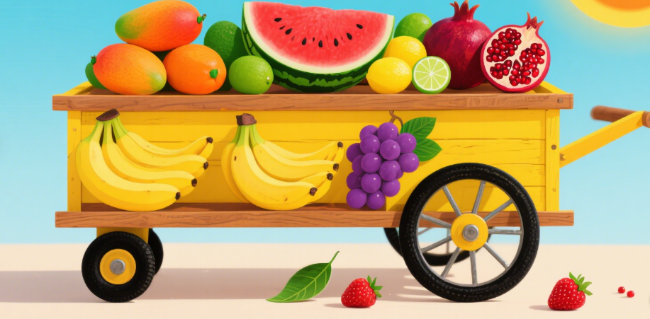 Bengaluru fruit cart app seasonal availability