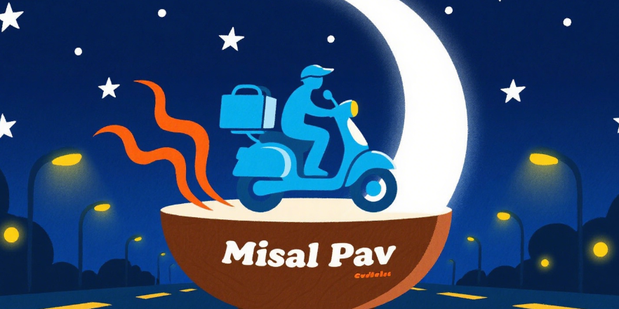 Pune misal pav app late-night delivery​