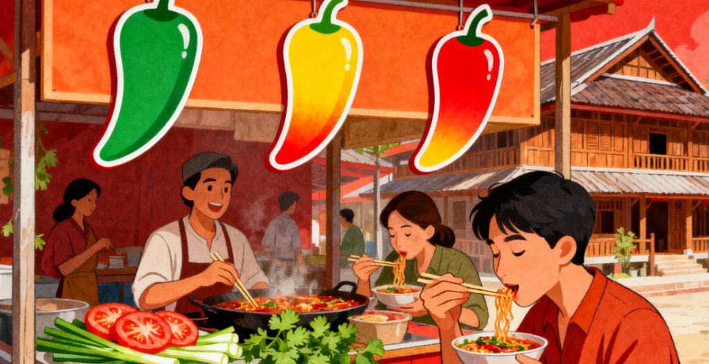 Mizoram’s vibrant street food scene