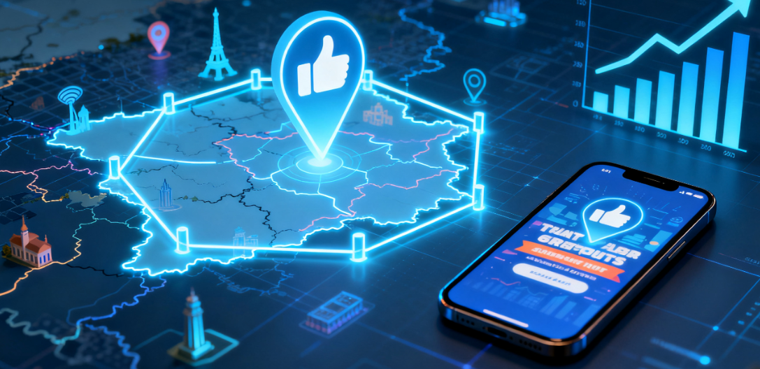geo-fenced campaign likes​