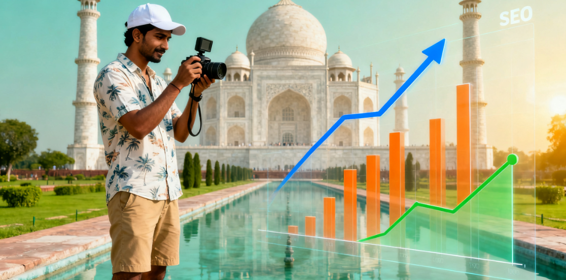 follower growth via travel vlogs
