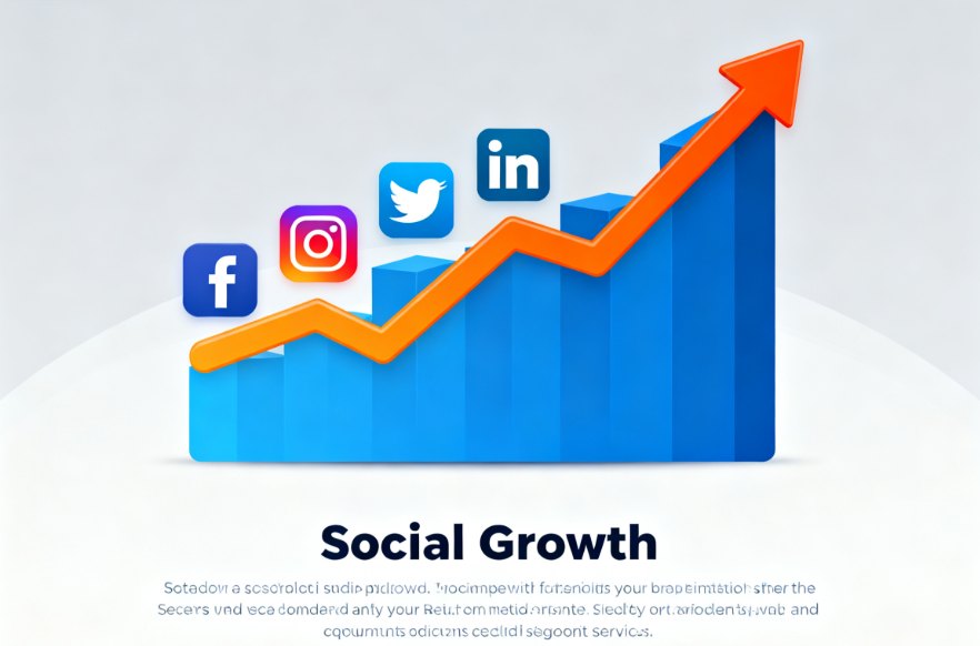 Social Media Growth Services Website