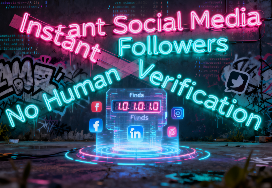Instant Social Media Followers No Human Verification